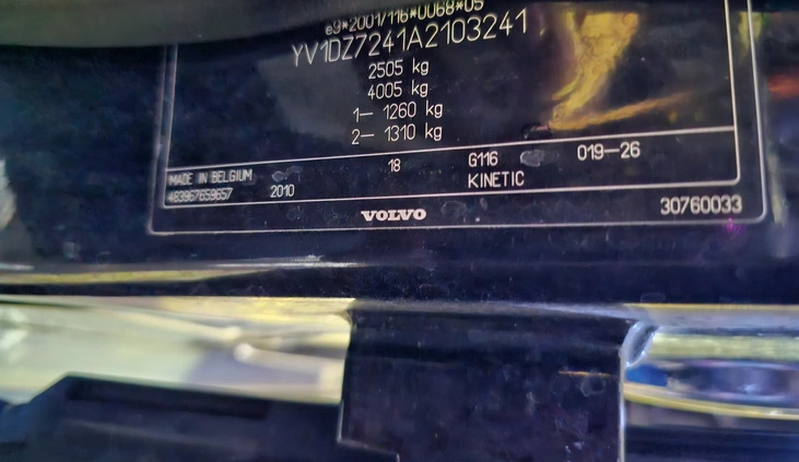 Volvo XC 60 cena 37999 przebieg: 307000, rok produkcji 2010 z Warszawa małe 254